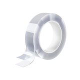 Многоразовая двухсторонняя прозрачная крепежная лента "Скотч NANO tape" 3 м х 30 мм, 2 мм, DASWERK (ДАСВЕРК), 607928