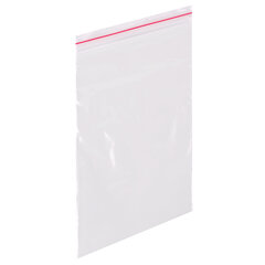 Пакеты ZIP LOCK &laquo;зиплок&raquo; ПРОЧНЫЕ, комплект 100 шт., 120&times;170 мм, ПВД, 60 мкм, BRAUBERG EXTRA, 608171
