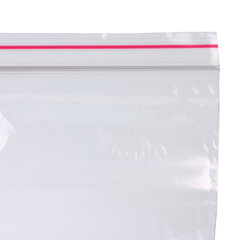 Пакеты ZIP LOCK &laquo;зиплок&raquo; ПРОЧНЫЕ, комплект 100 шт., 150&times;200 мм, ПВД, 60 мкм, BRAUBERG EXTRA, 608172