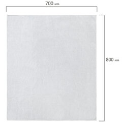 Тряпка для мытья пола из микрофибры 70&times;80 см &laquo;OVERLOCK GREY COLOUR&raquo;, серая, 220 г/<wbr/>м<sup>2</sup>, LAIMA HOME, 608223