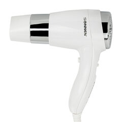Фен для волос настенный SONNEN HD-2112 EXTRA POWER, 1600 Вт, 2 скорости, белый/<wbr/>хром, 608480