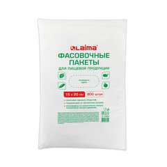 Пакеты фасовочные 15&times;20 см КОМПЛЕКТ 800 шт., ПНД 9 мкм, евроупаковка, LAIMA, 608529