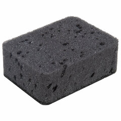 Губки для посуды 9,5&times;7&times;3,5 см, КОМПЛЕКТ 10 шт., BIG BLACK, КРУПНОПОРИСТЫЙ поролон с абразивным слоем, LAIMA, 608650