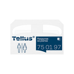 Покрытия на унитаз Tellus/<wbr/>TORK (Система V1), 1/<wbr/>2 сложения, КОМПЛЕКТ 250 шт., 37&times;41 см, Advanced, белые, 750197