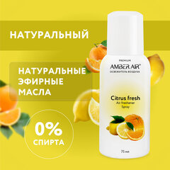 Сменный баллон аэрозольный 75 мл (аналог TORK, Система А1) AMBER AIR &laquo;Цитрусовый фреш&raquo;