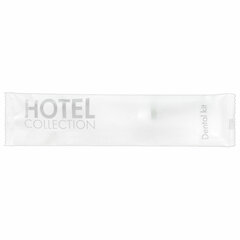 Зубной набор КОМПЛЕКТ 300 шт., HOTEL COLLECTION (зубная щётка + зубная паста 5 г), саше, флоупак, 81646