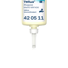 Картридж с жидким мылом одноразовый Tellus/<wbr/>TORK (Система S1) Advanced, 1 л, мягкое, 420511