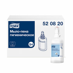 Картридж с жидким мылом-пеной одноразовый Tellus/<wbr/>TORK (Система S4) Advanced, гигиенический эффект, 1 л, 520821