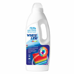 Гель для стирки цветных тканей 1 л, WHITE LINE Color