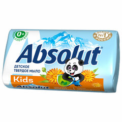 Мыло туалетное детское 90 г, ABSOLUT KIDS &laquo;Календула&raquo;, натуральное, 07357