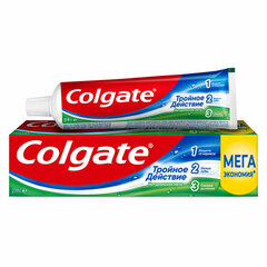 Зубная паста 150 мл COLGATE &laquo;Натуральная мята&raquo;, тройное действие, с фторидом