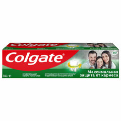 Зубная паста 100 мл COLGATE &laquo;Двойная мята&raquo;, защита от кариеса, с фторидом и кальцием