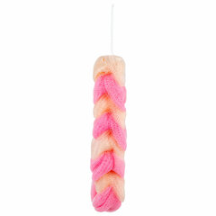Мочалка для тела КОСИЧКА, нейлоновая, 70 г (27&times;5,5&times;5,5 см), ассорти, PLEASURE