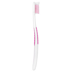 Зубная щетка жесткая CLASSIC WHITENING, безопасное отбеливание, КОМПЛЕКТ 8 шт., LAIMA DENT, 609315