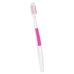 Зубная щетка жесткая CLASSIC WHITENING, безопасное отбеливание, КОМПЛЕКТ 8 шт., LAIMA DENT, 609315