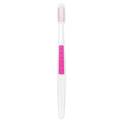 Зубная щетка жесткая CLASSIC WHITENING, безопасное отбеливание, КОМПЛЕКТ 8 шт., LAIMA DENT, 609315