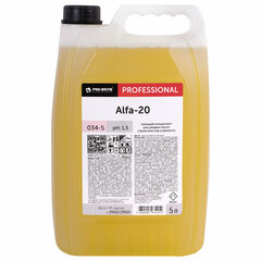 Средство для уборки после строительства моющее, 5 л, PRO-BRITE ALFA-20, кислотное, концентрат