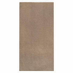 Крафт-пакет бумажный 12&times;8&times;24 см, КОМПЛЕКТ 100 шт., плотность 90 г/<wbr/>м<sup>2</sup>, LAIMA ECO CRAFT, 609682