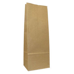 Крафт-пакет бумажный под бутылку, 12&times;8&times;33 см, плотность 90 г/<wbr/>м<sup>2</sup>