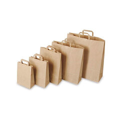 Крафт-пакет бумажный 26&times;15&times;35 см, плотность 90 г/<wbr/>м<sup>2</sup>
