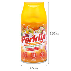 Сменный баллон 250 мл PERKLIN (ПЕРКЛИН) &laquo;Райский десерт&raquo;, для автоматических освежителей, универсальный, 609801