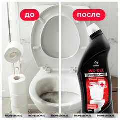 Средство чистящее кислотное для санузлов 750 мл, GRASS WC-GEL PROFESSIONAL