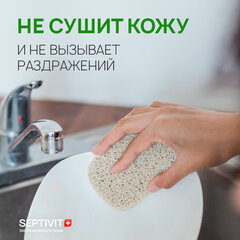 Средство для мытья посуды гипоаллергенное 5 л, SEPTIVIT &laquo;Без запаха&raquo;, биоразлагаемый