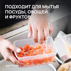 Средство для мытья посуды гипоаллергенное 5 л, SEPTIVIT &laquo;Ледяной лайм&raquo;, биоразлагаемый,