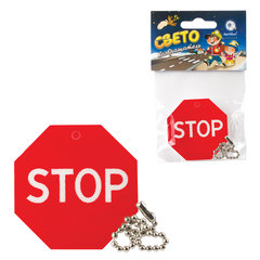Брелок-подвеска светоотражающий &laquo;Знак STOP&raquo;, 50 мм