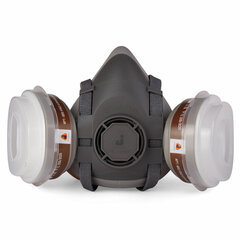 Комплект защитный Jeta Safety 5500P (перчатки, полумаска, фильтр, предфильтр, держатель), размер L