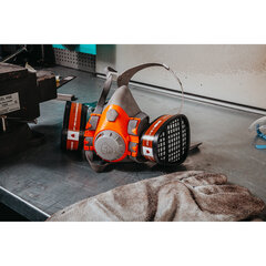 Полумаска фильтрующая Jeta Safety 6500, мягкий силиконовый материал, без фильтров, размер М