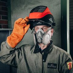 Полумаска фильтрующая Jeta Safety 5500P, обтюратор термопласт, без фильтров, размер М