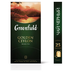 Чай GREENFIELD &laquo;Golden Ceylon&raquo; черный цейлонский, 25 пакетиков в конвертах по 2 г