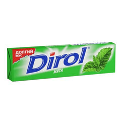 Жевательная резинка DIROL &laquo;Мята&raquo;, 10 подушечек, 13,6 г