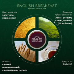 Чай AHMAD &laquo;English Breakfast&raquo; черный, 100 пакетиков в конвертах по 2 г