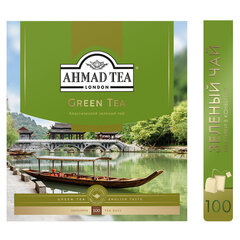 Чай AHMAD (Ахмад) &laquo;Green Tea&raquo; зеленый, 100 пакетиков по 2 г