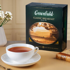 Чай GREENFIELD &laquo;Classic Breakfast&raquo; черный, 100 пакетиков в конвертах по 2 г