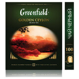 Чай GREENFIELD "Golden Ceylon" черный цейлонский, 100 пакетиков в конвертах по 2 г