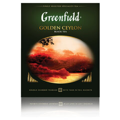 Чай GREENFIELD &laquo;Golden Ceylon&raquo; черный цейлонский, 100 пакетиков в конвертах по 2 г