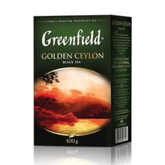 Чай листовой GREENFIELD &laquo;Golden Ceylon ОРА&raquo; черный цейлонский крупнолистовой 100 г