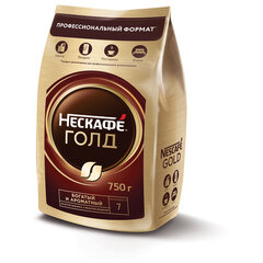 Кофе молотый в растворимом NESCAFE &laquo;Gold&raquo; 750 г, сублимированный