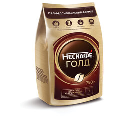 Кофе молотый в растворимом NESCAFE &laquo;Gold&raquo; 750 г, сублимированный