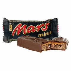 Батончики шоколадные мини MARS &laquo;Minis&raquo; с нугой и карамелью в молочном шоколаде, 182 г
