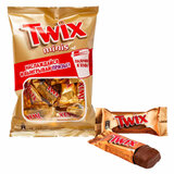 Батончики мини TWIX "Minis" печенье с карамелью в молочном шоколаде, 184 г