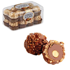 Конфеты шоколадные FERRERO &laquo;Rocher&raquo; с лесным орехом, 200 г, пластиковая упаковка, ИТАЛИЯ