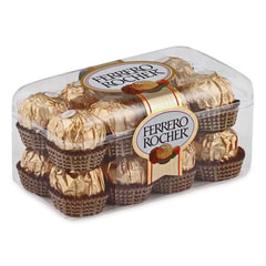 Конфеты шоколадные FERRERO &laquo;Rocher&raquo; с лесным орехом, 200 г, пластиковая упаковка, ИТАЛИЯ