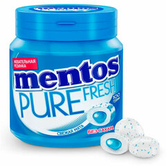Жевательная резинка MENTOS Pure Fresh &laquo;Свежая мята&raquo;, 50 подушечек, 100 г, банка