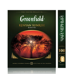 Чай GREENFIELD &laquo;Kenyan Sunrise&raquo; черный кенийский, 100 пакетиков в конвертах по 2 г