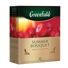 Чай GREENFIELD &laquo;Summer Bouquet&raquo; фруктовый, 100 пакетиков в конвертах по 2 г
