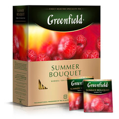Чай GREENFIELD &laquo;Summer Bouquet&raquo; фруктовый, 100 пакетиков в конвертах по 2 г